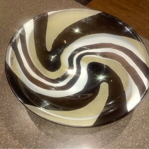 Mcm 12 “ signed Artglass Bowl